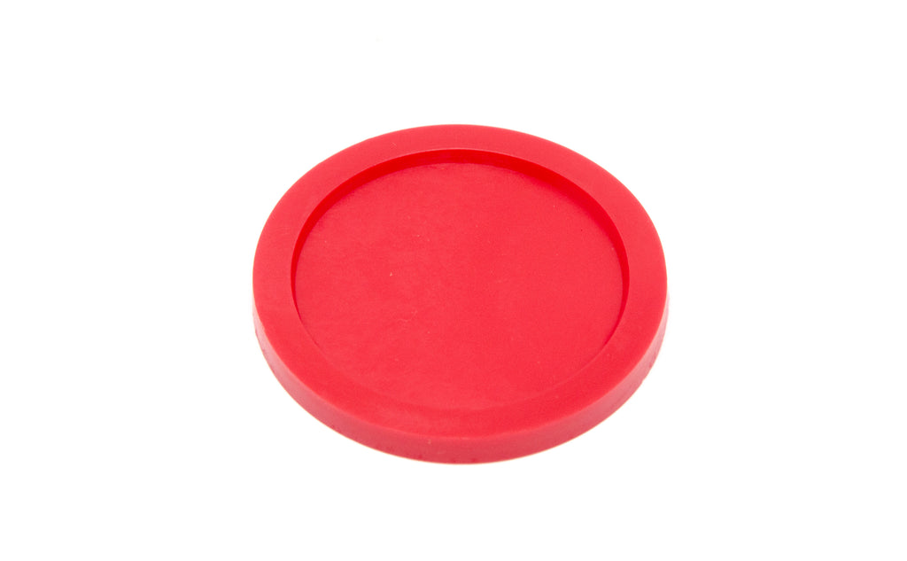 Red 10oz (310ml) cartridge flange cap seal LDPE front