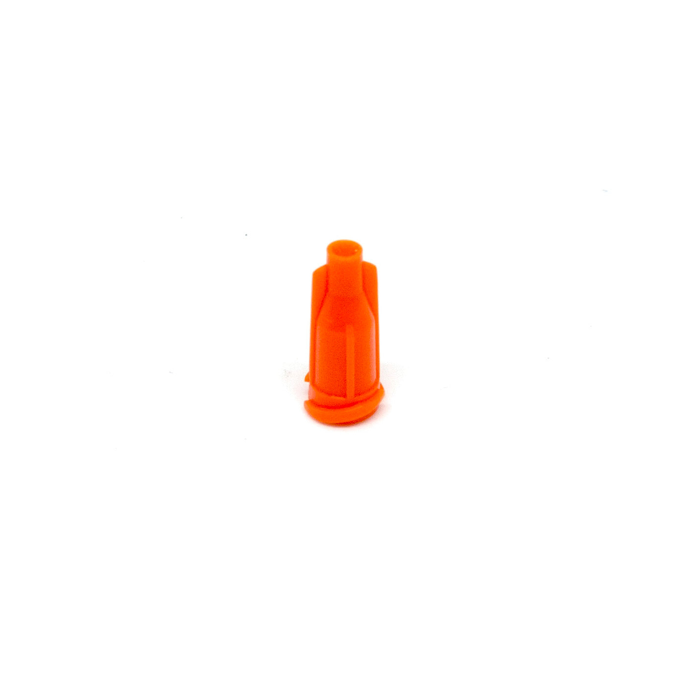 Orange Luer Lock Tip Cap Seal front
